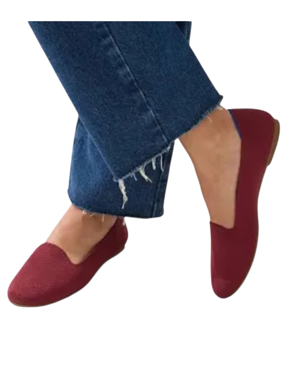 Rothy’s The Almond Loafer, Burgundy, Size 8.5, NWT no box